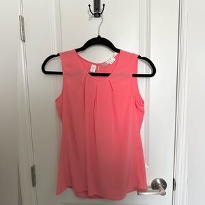 Beautiful 100% Silk Coral Max Studio Blouse